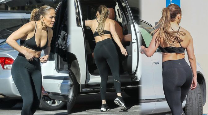 Jennifer Lopez – Sexy Candids at a Gym in Venice Beach