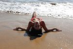 Jessica Lowndes On A Beach