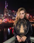Josephine Skriver Braless See Through