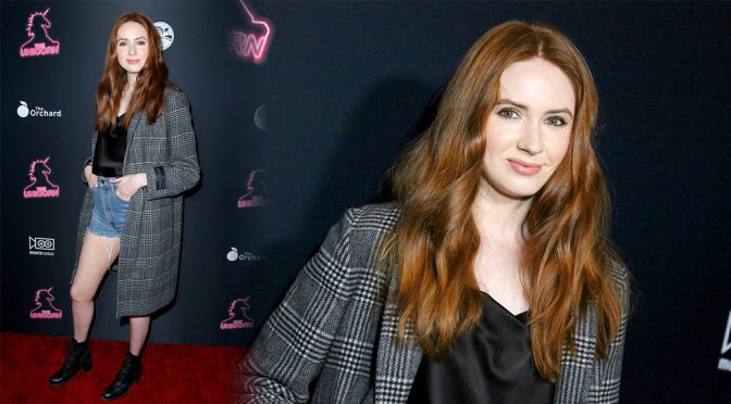 Karen Gillan – “The Unicorn” Premiere in Hollywood