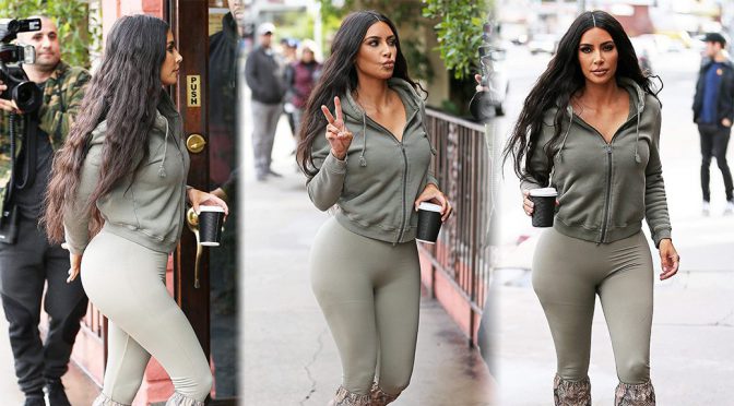 Kim Kardashian – Sexy Candids in Sherman Oaks