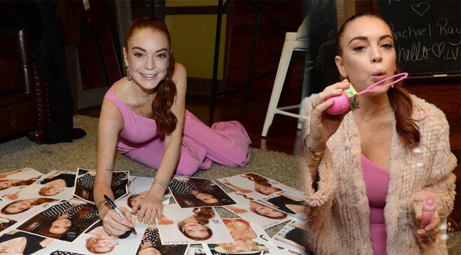 Lindsay Lohan – Backstage at the Rachael Ray Show in New York