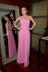 Lindsay Lohan In Pink Dress