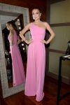 Lindsay Lohan In Pink Dress