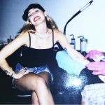 Miley Cyrus Sexy In Denim Shorts