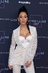 Nicole Scherzinger Show Off Her Boobs Wearing White Corset and Jacket