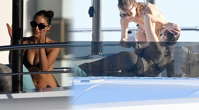 Olivia Culpo – Bikini Candids on a Yacht in Miami