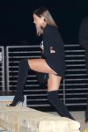 Olivia Culpo Hot In Sexy Black Dress