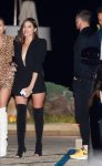 Olivia Culpo Braless and Leggy NightOut in Malibu