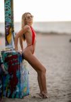 Rachel Mccord In Skimpy Swimsuit