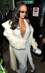 Rihanna Sexy Clevage In London