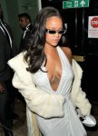 Rihanna Sexy Clevage In London