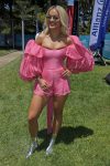 Rita Ora Sexy In Pink Dress