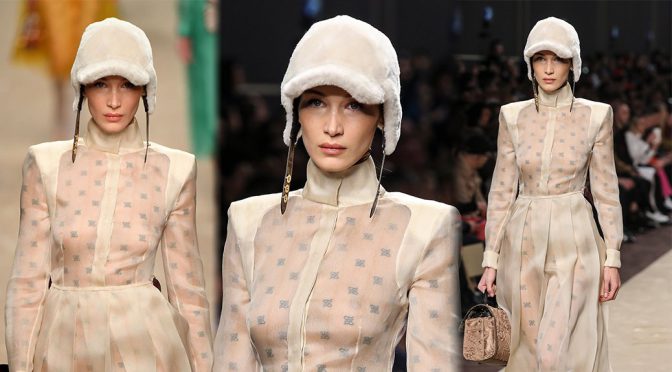 Bella Hadid – Fendi Fashion Show in Milan