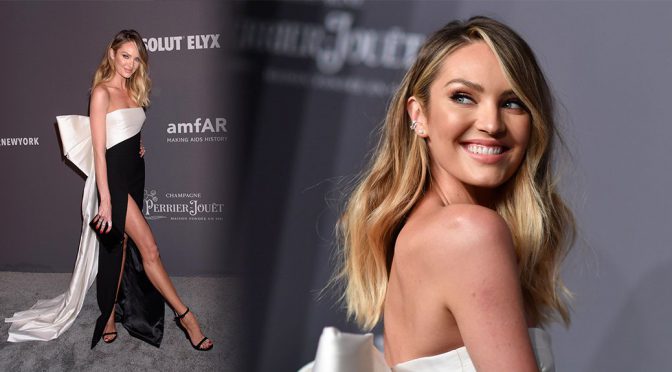 Candice Swanepoel – amfAR New York Gala 2019