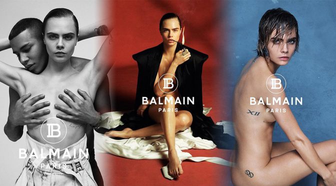 Cara Delevingne – “Balmain” Naked Photoshoot