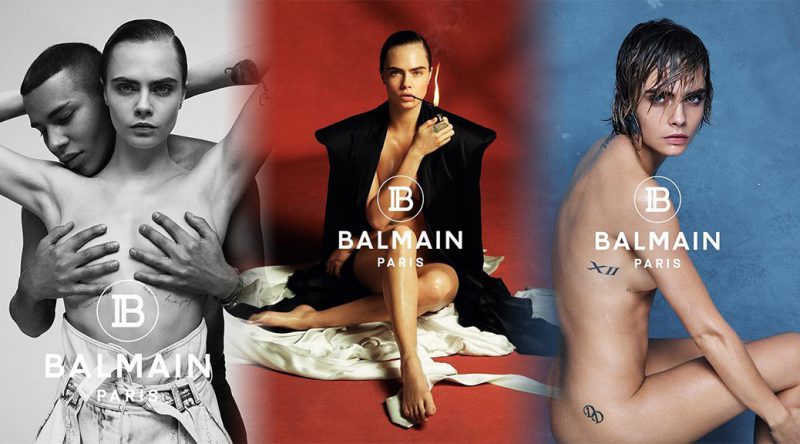 Cara Delevingne – “Balmain” Naked Photoshoot