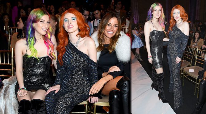 Bella & Dani Thorne – Sherri Hill Fashion Show in New York