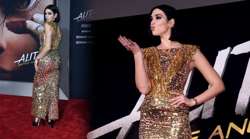 Dua Lipa – “Alita: Battle Angel” premiere in Los Angeles
