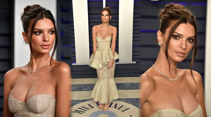 Emily Ratajkowski – 2019 Vanity Fair Oscar Party in Beverly Hills