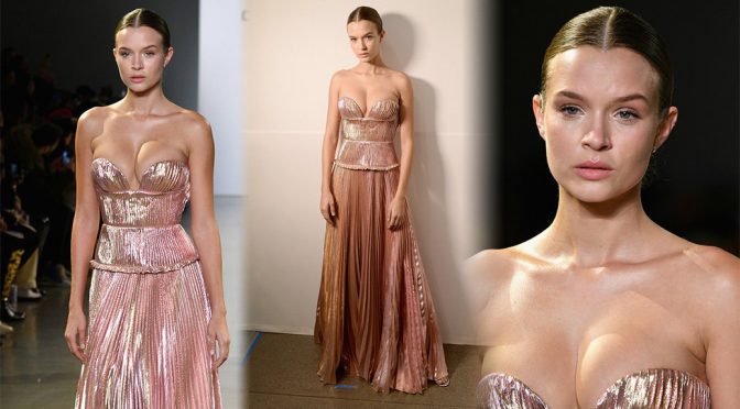 Josephine Skriver – Cong Tri Fashion Show in New York