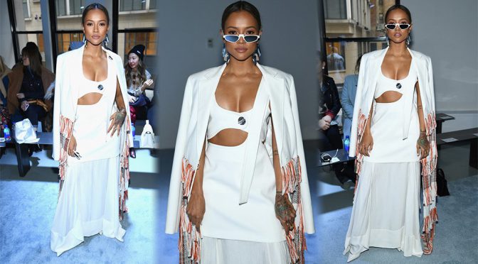 Karrueche Tran – 3.1 Phillip Lim Fashion Show in New York