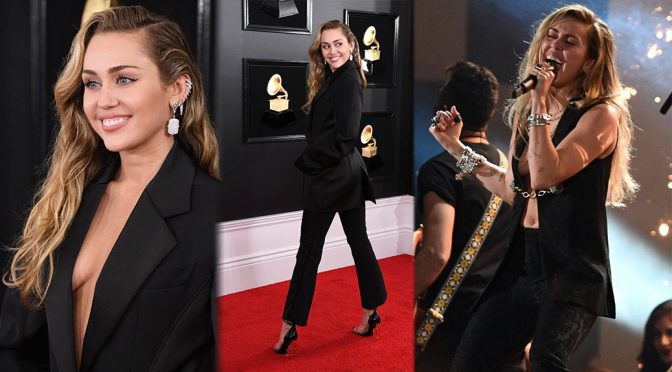 Miley Cyrus – 61st Annual GRAMMY Awards in Los Angeles