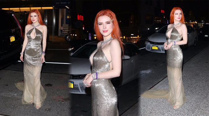 Bella Thorne – Braless Candids in New York