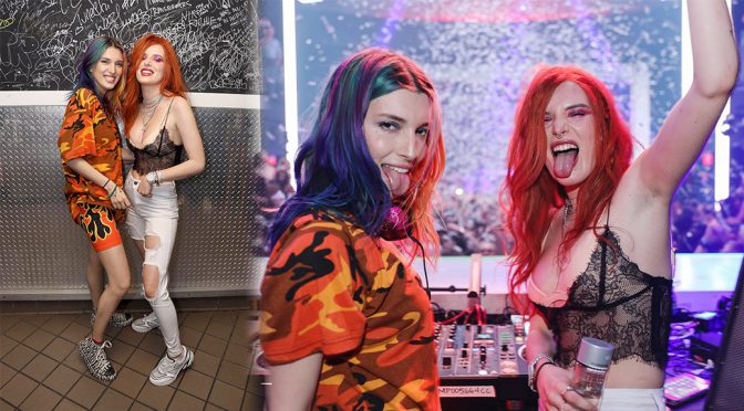 BELLA and DANI THORNE Performs Live at Liv in Miami