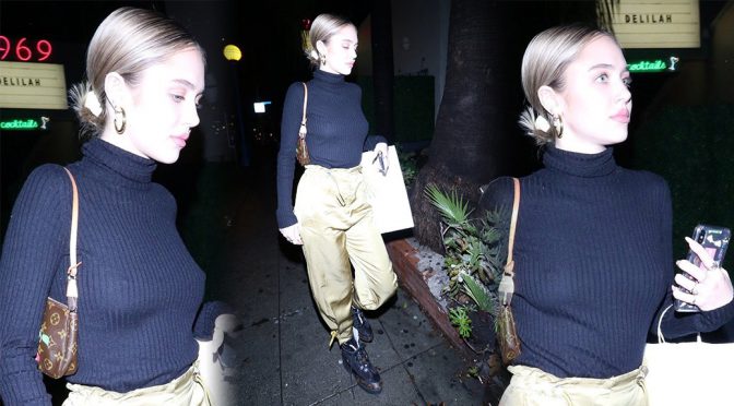 Delilah Belle Hamlin – Braless Candids in West Hollywood