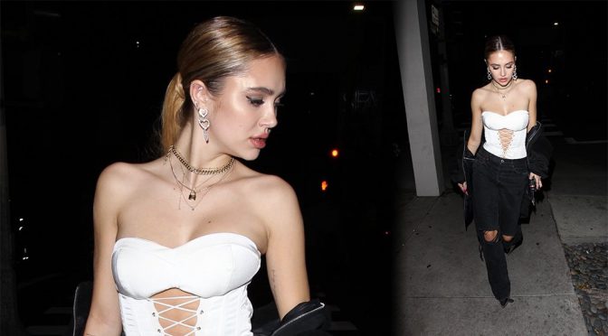 Delilah Belle Hamlin – Sexy Candids at Poppy in West Hollywood
