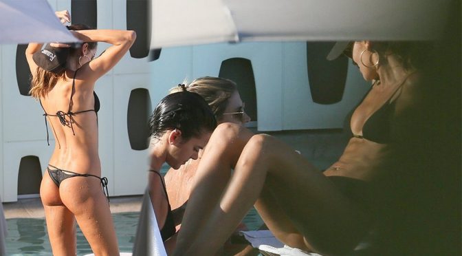 Izabel Goulart – Thong Bikini candids in Rio de Janeiro