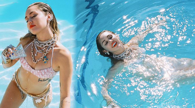 Miley Cyrus – Bikini Photoshot by Alice Moitie