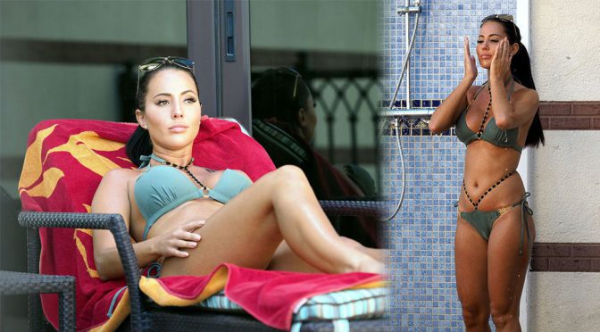 Yazmin Oukhellou – Bikini Photoshoot in Dubai