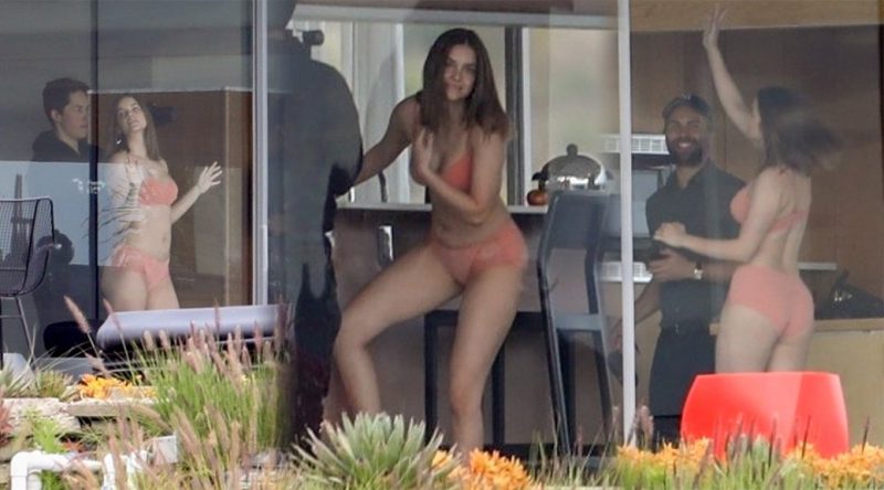 Barbara Palvin – Paparazzi Lingerie Pictures in Los angeles