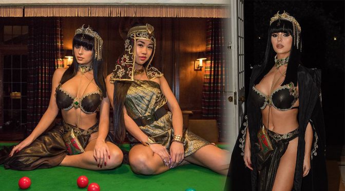 Demi Rose – 24th birthday Egyptian themed party in Ascot
