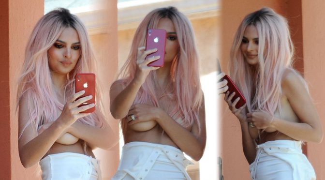 Emily Ratajkowski – Love Magazine Topless Photoshoot CandidsAt in Los Angeles