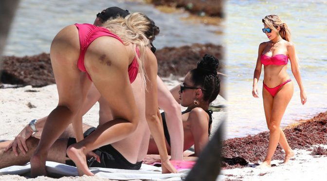 Farrah Abraham – Thong Bikini Candids in Tulum