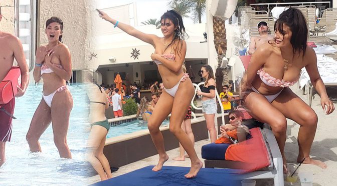 Hailee Lautenbach – Sexy Bikini Candids at the pool in Las Vegas