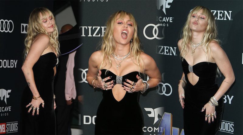 Miley Cyrus – “Avengers: Endgame” Premiere in Los Angeles