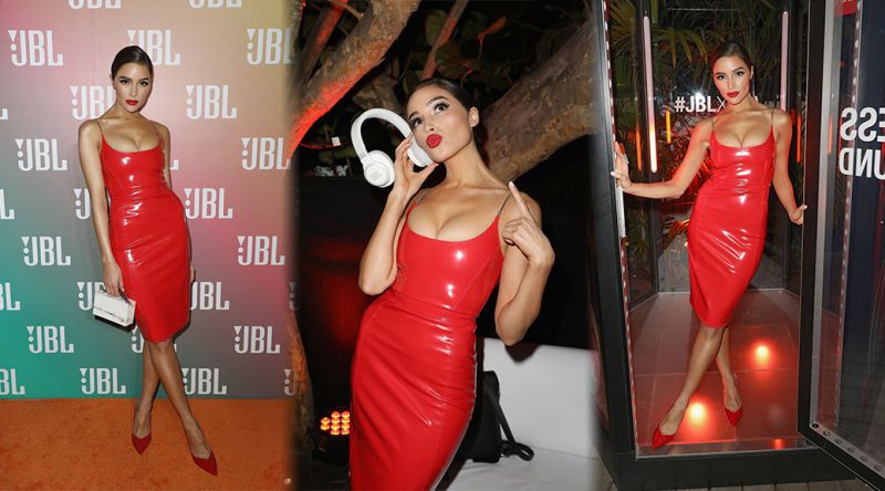 Olivia Culpo – JBL LIVE Headphone Launch in Miami