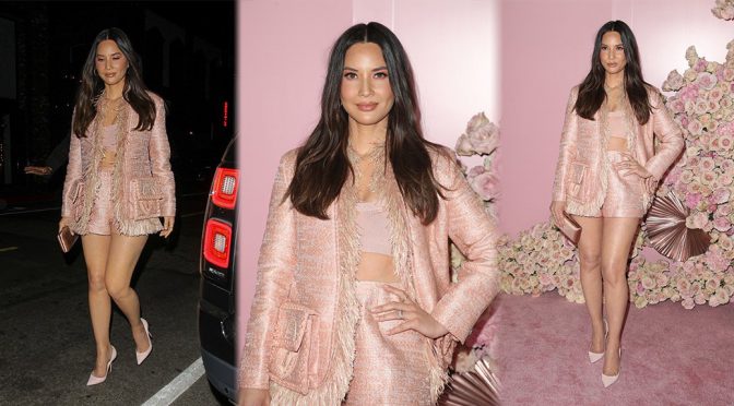Olivia Munn – Patrick Ta Beauty Launch Party in Los ANgeles