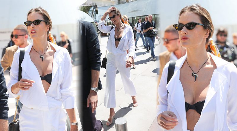 Alessandra Ambrosio – Sexy Candids in Cannes