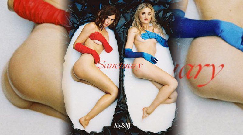 Aly & AJ Michalka – “Sanctuary” Album Naked Photoshoot