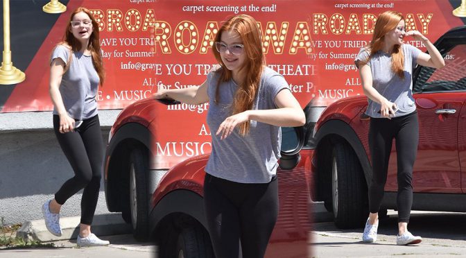 Ariel Winter – Big Braless Boobs in Studio City