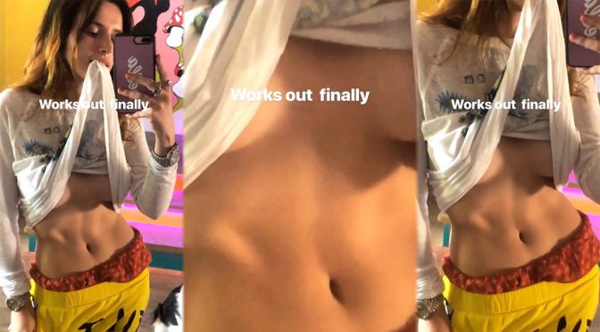 Bella Thorne – Sexy Braless Underboobs Video