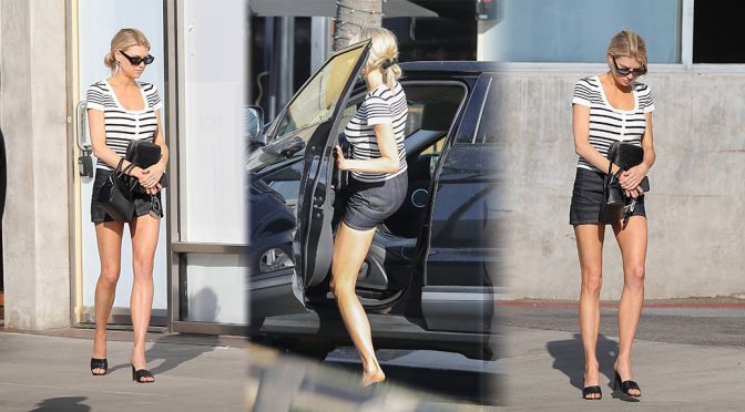 Charlotte McKinney – Leggy Candids in Beverly Hills
