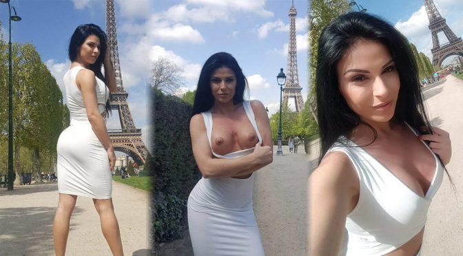 Inna Innaki – Topless Photoshoot in Paris