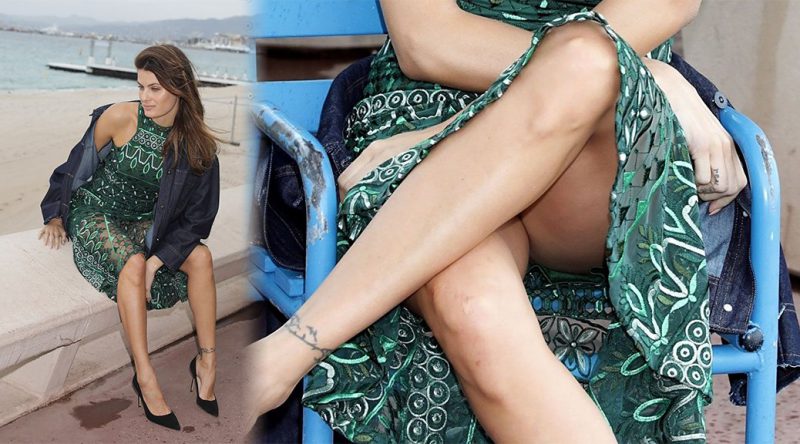 Isabeli Fontana – Pantyless Upskirt in Cannes