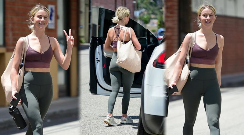Julianne Hough – Sexy Candids Leaving a Gym in Studio City